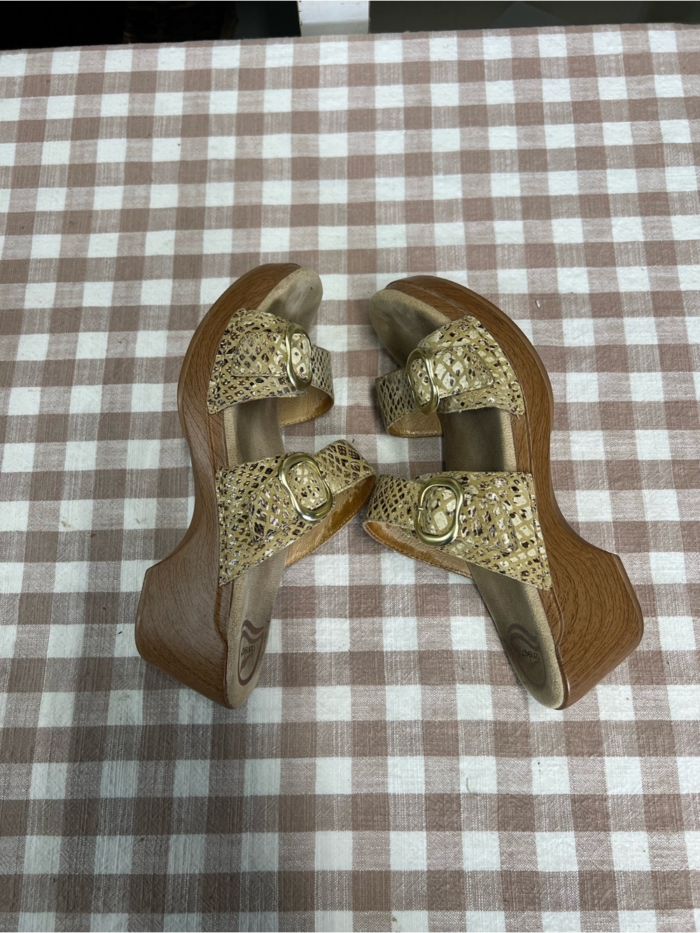 Dansko Sophie 2 strap clog sandal size 38 US 7.5-8